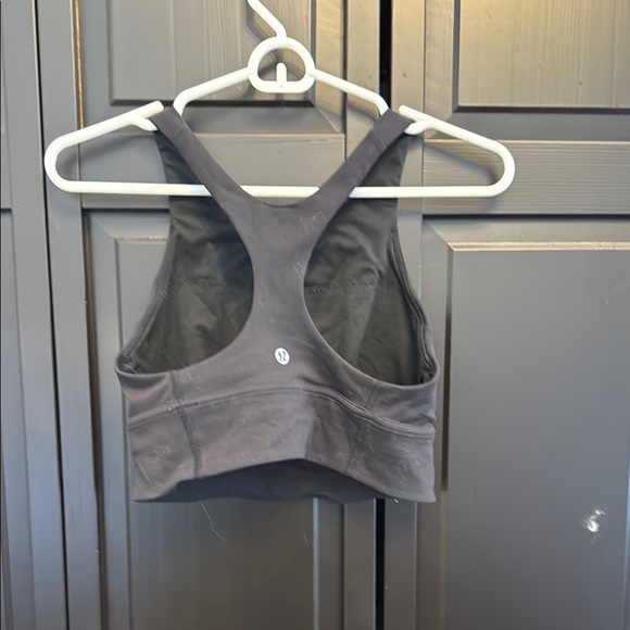 Lululemon Black Women's Sports Bra - Size 8 GUC - Picture 3 of 4